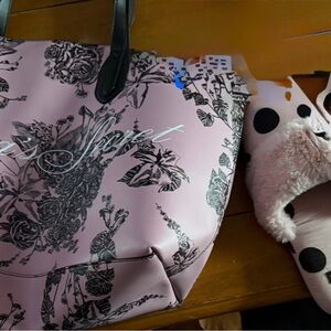Floral Pink Tote Bag